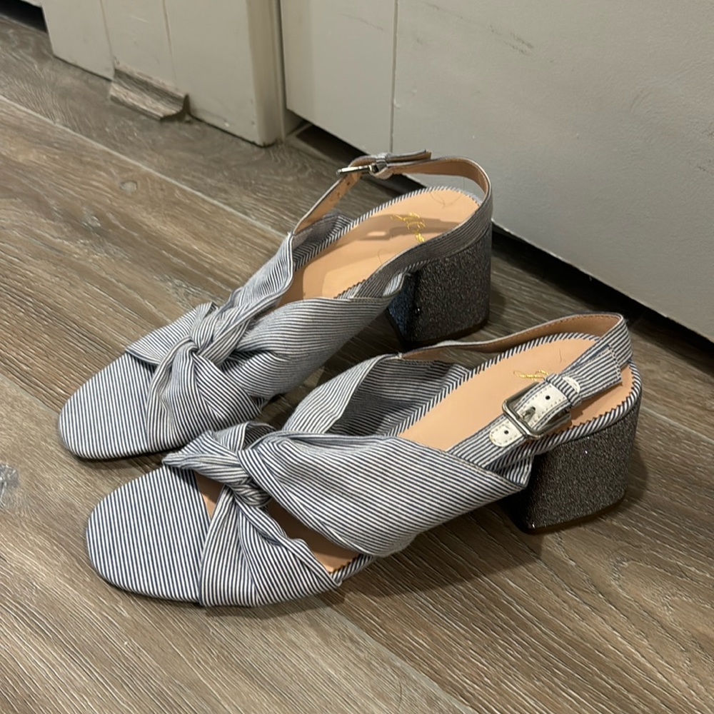 Never Worn J Crew Sandals with Heel